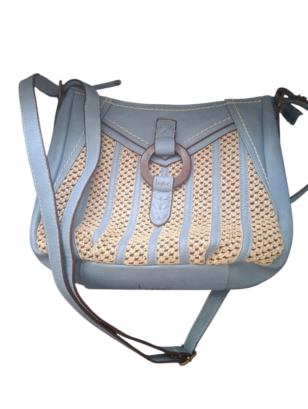 B.O.C. "Ridgeview" Sky Blue Crossbody Bag